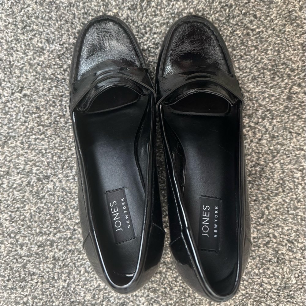 Jones New York Cypress Heeled Loafers - Size 8M